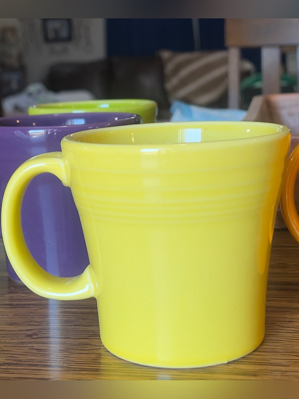 Fiesta daffodil tapered mug
